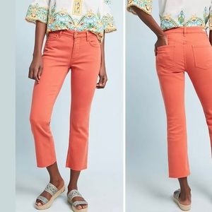 Anthropology pilcro high rise cropped jeans